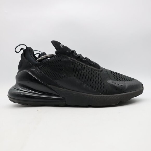 Nike Other - Nike Air Max 270 Men’s 12 Triple Black Low Athletic Running Sneakers AH8050-005